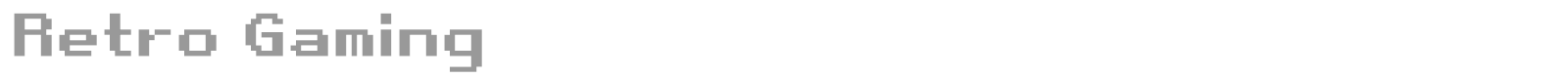 Retro Gaming font preview